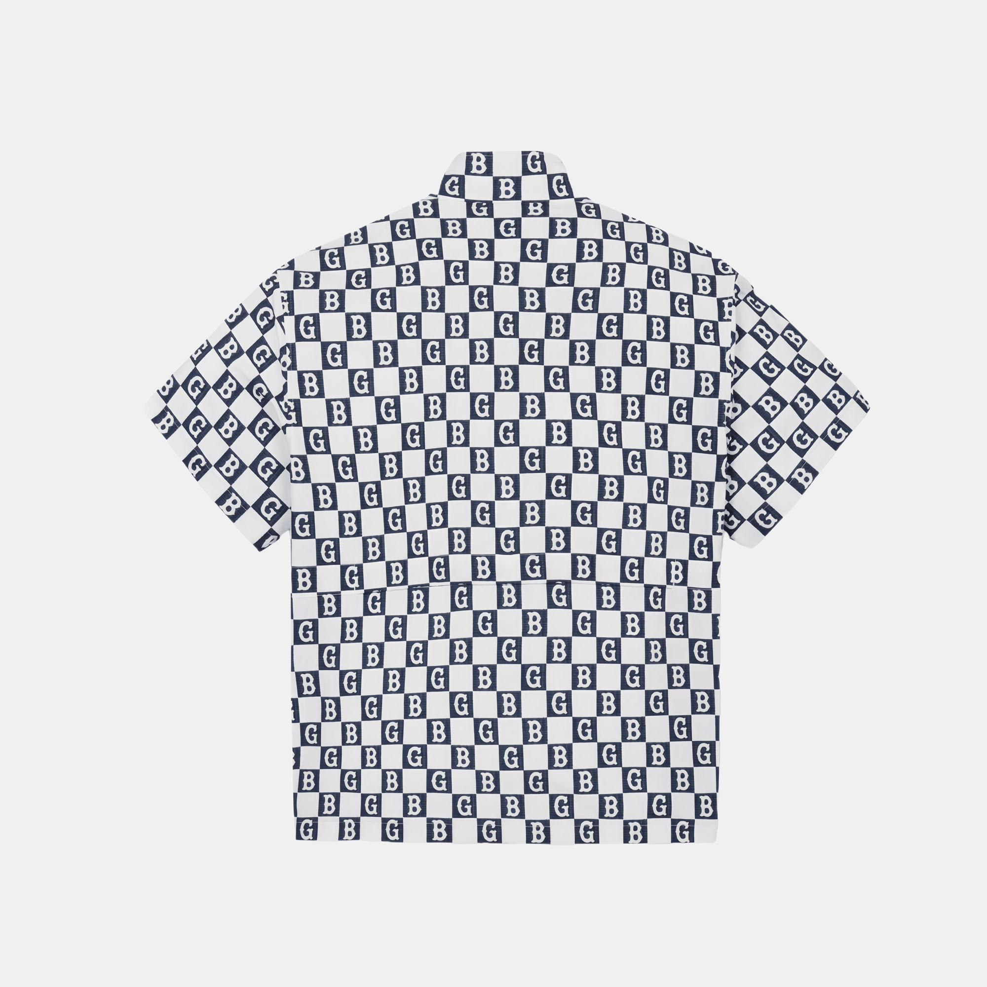 Golden Bear Men's Checker Board Anorak - White - Erthe Golf