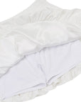 Women's Ballon - fit Skirt - White - Erthe Golf