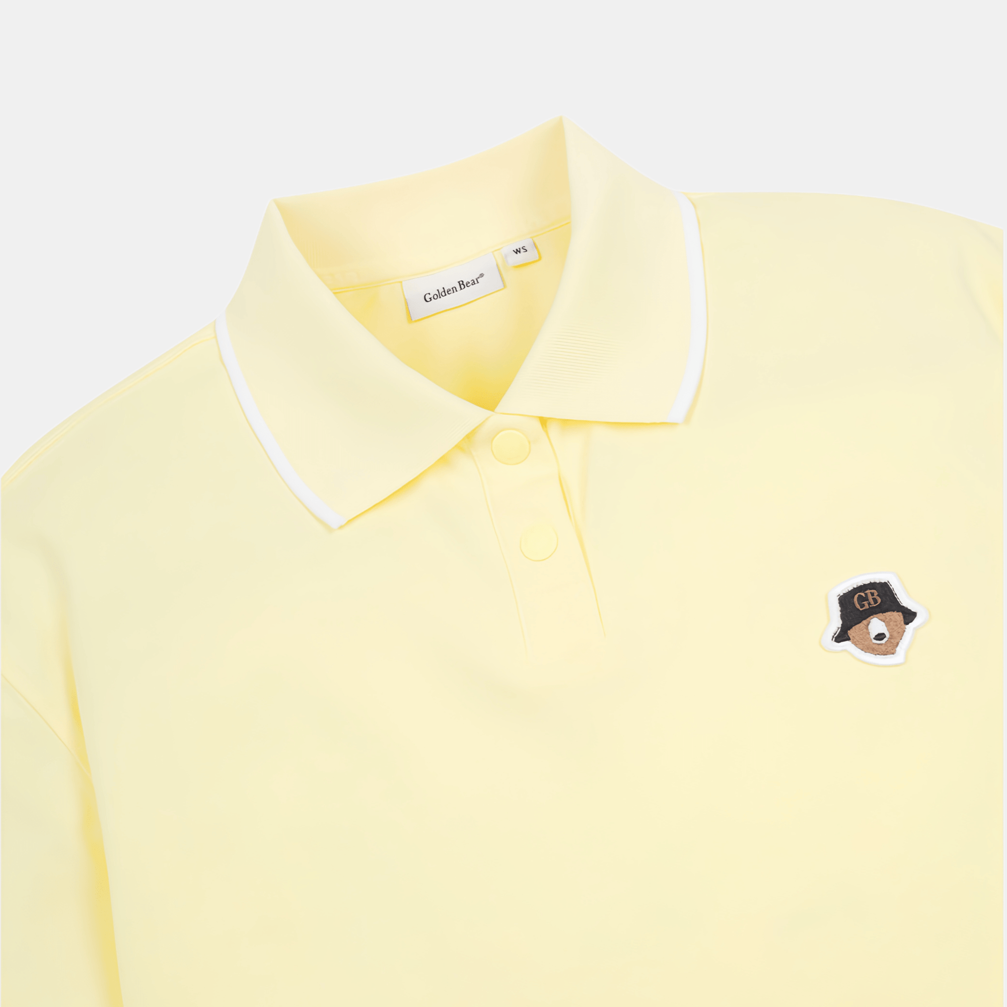 Golden Bear Women&#39;s Short Sleeve Polo - Yellow - Erthe Golf