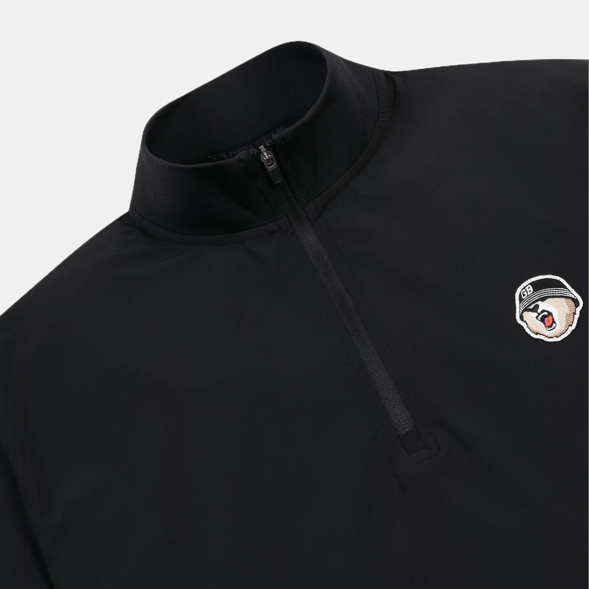 Golden Bear Women's Half - Zip T-Shirt - Black - Erthe Golf
