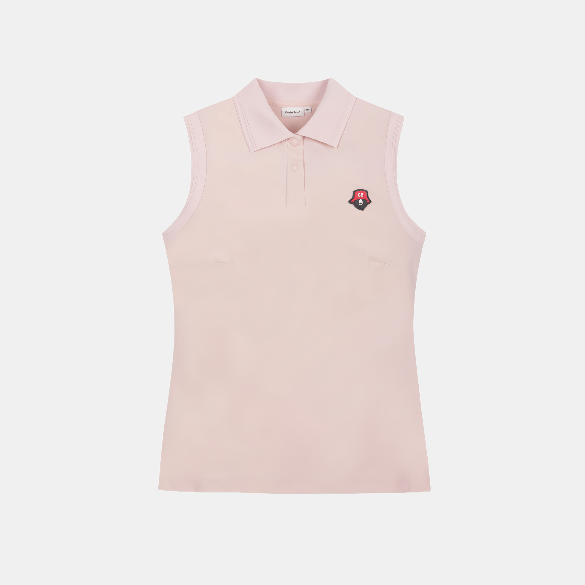 Golden Bear Women's Sleeveless Polo - Pink - Erthe Golf