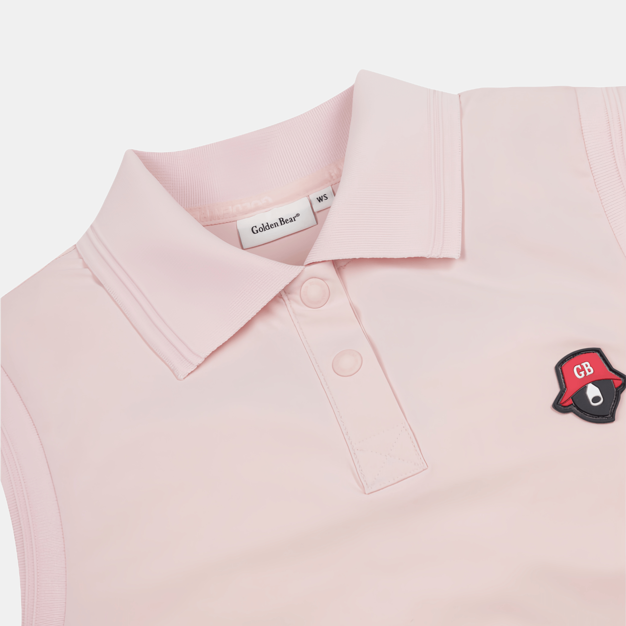 Golden Bear Women's Sleeveless Polo - Pink - Erthe Golf