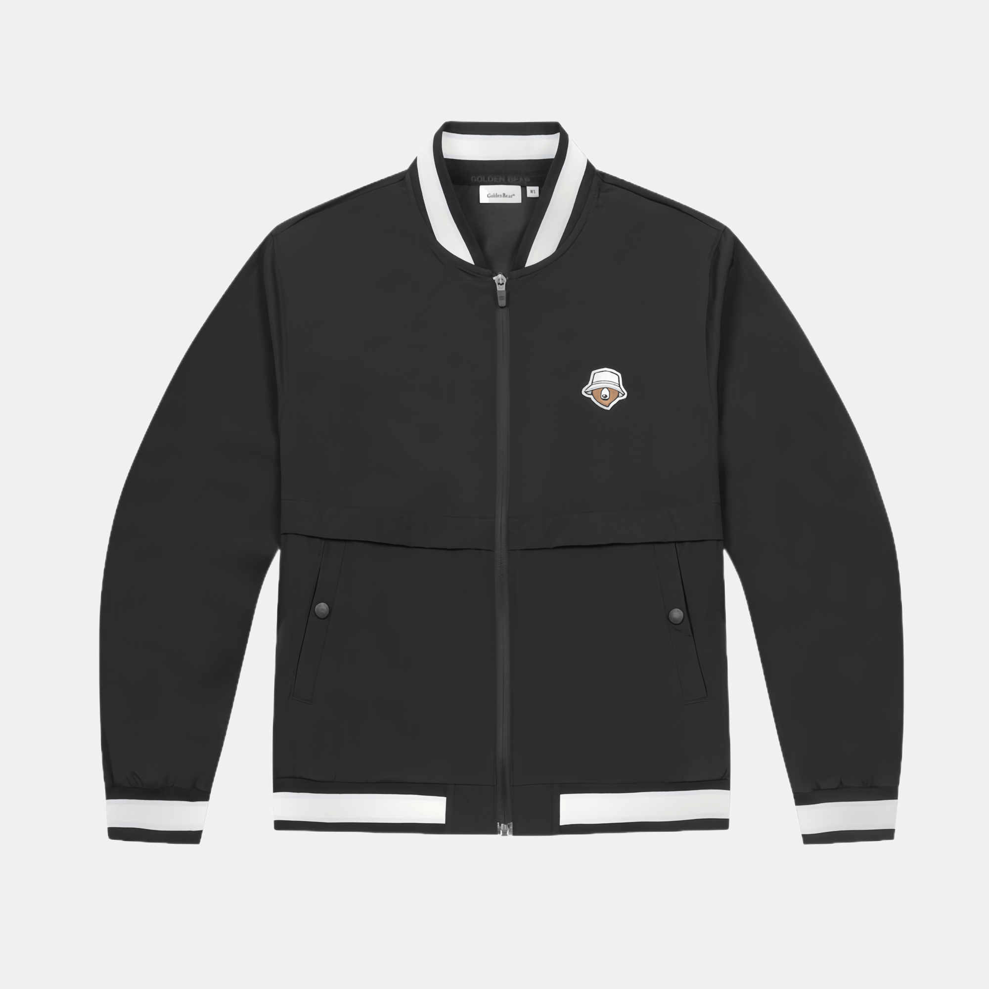 Golden Bear Women's Woven Jacket - Black - Erthe Golf