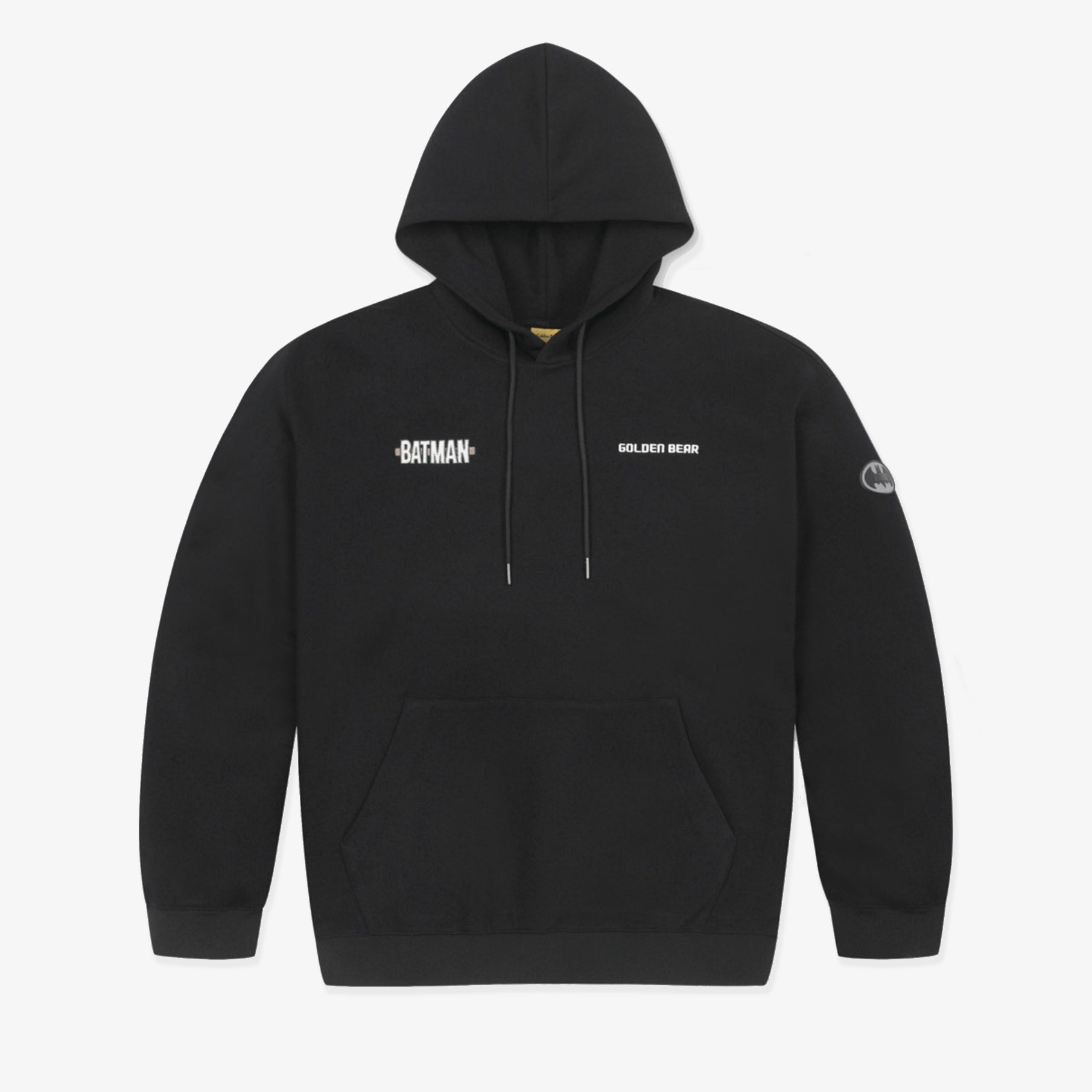 [Golden Bear x Batman] Unisex Backgraphic Hoodie - Black - Erthe Golf