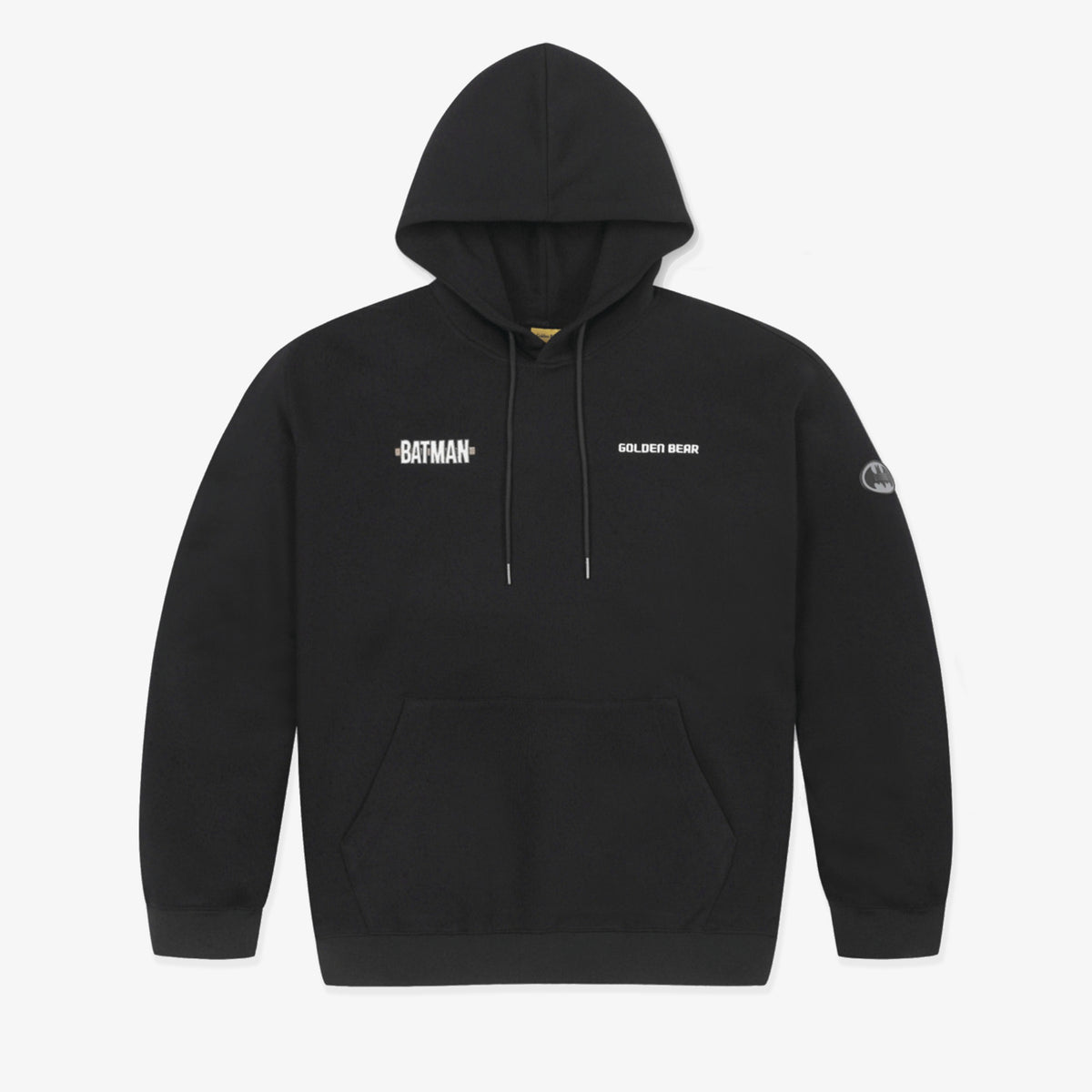 [Golden Bear x Batman] Unisex Backgraphic Hoodie - Black - Erthe Golf