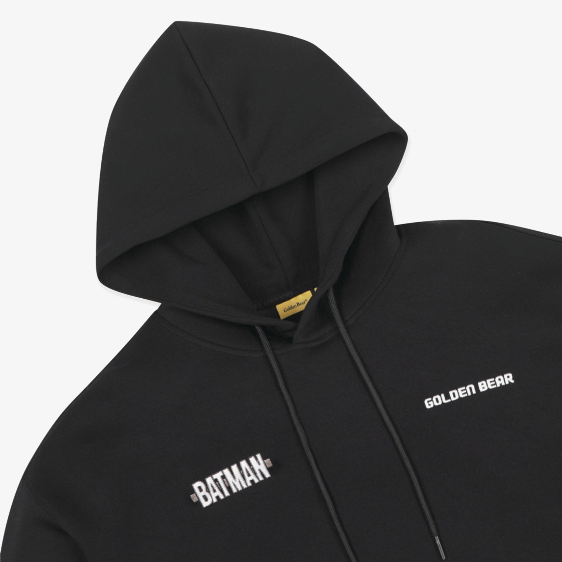 [Golden Bear x Batman] Unisex Backgraphic Hoodie - Black - Erthe Golf