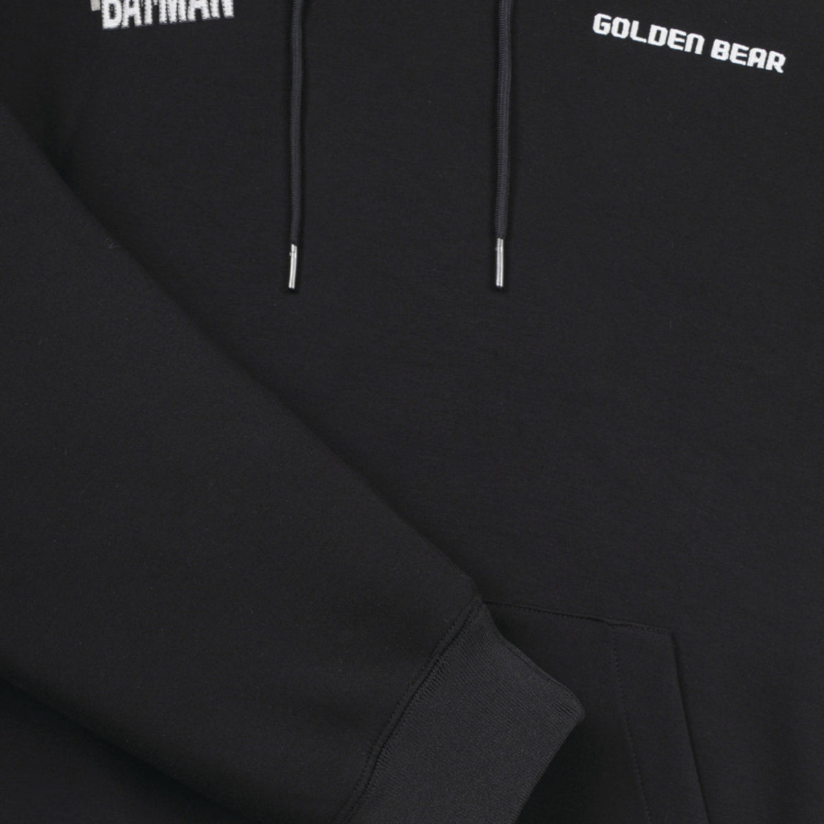[Golden Bear x Batman] Unisex Backgraphic Hoodie - Black - Erthe Golf