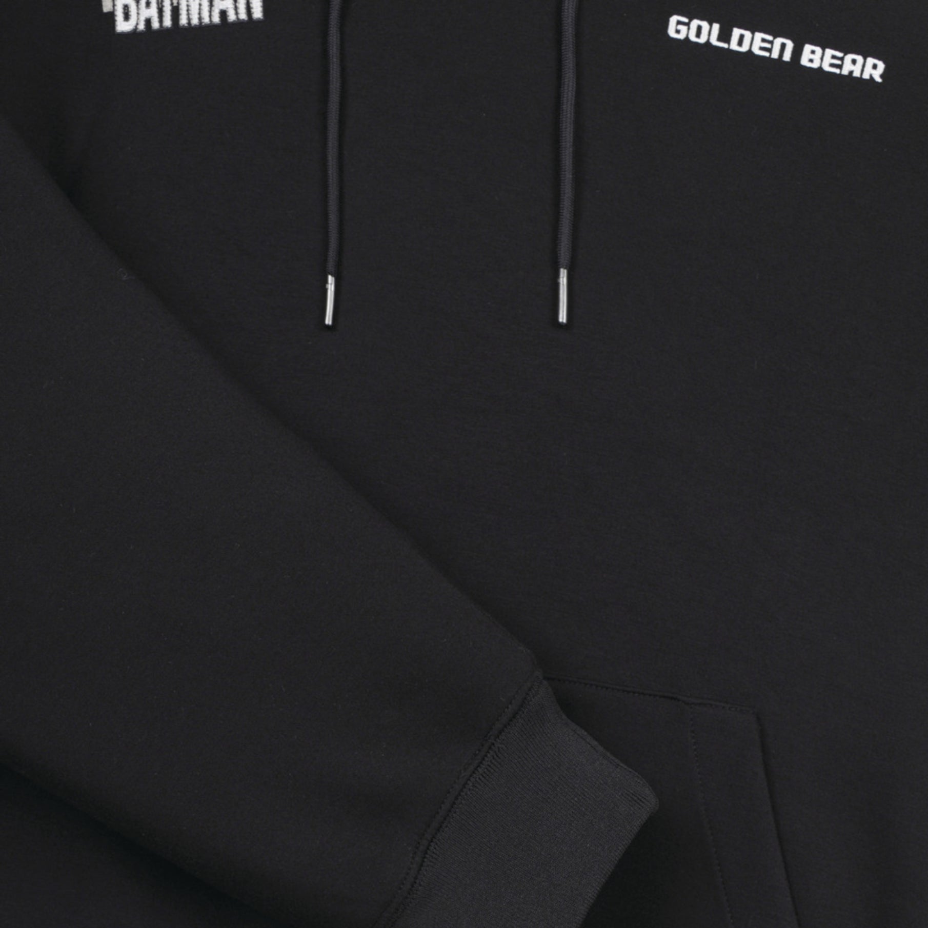 [Golden Bear x Batman] Unisex Backgraphic Hoodie - Black - Erthe Golf