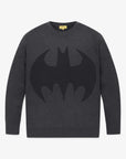 [Golden Bear x Batman] Men's Graphic Jacquard Knit - Black - Erthe Golf