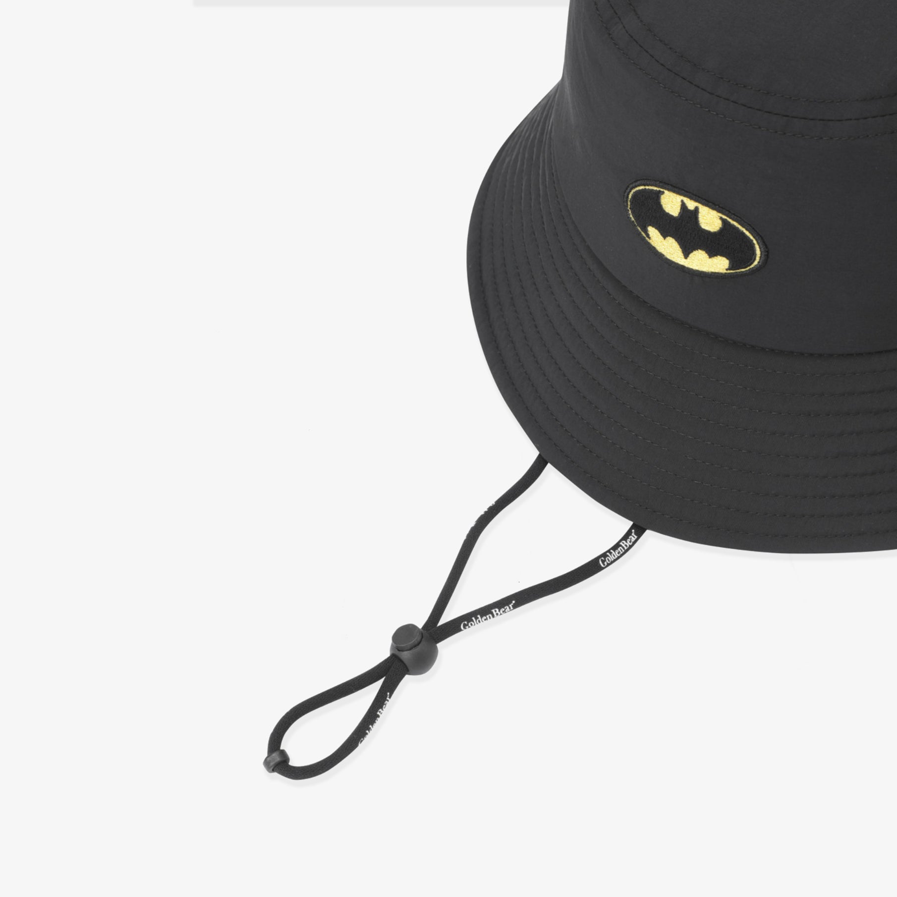 [Golden Bear x Batman] Unisex Batman Graphic Bucket Hat - Black - Erthe Golf