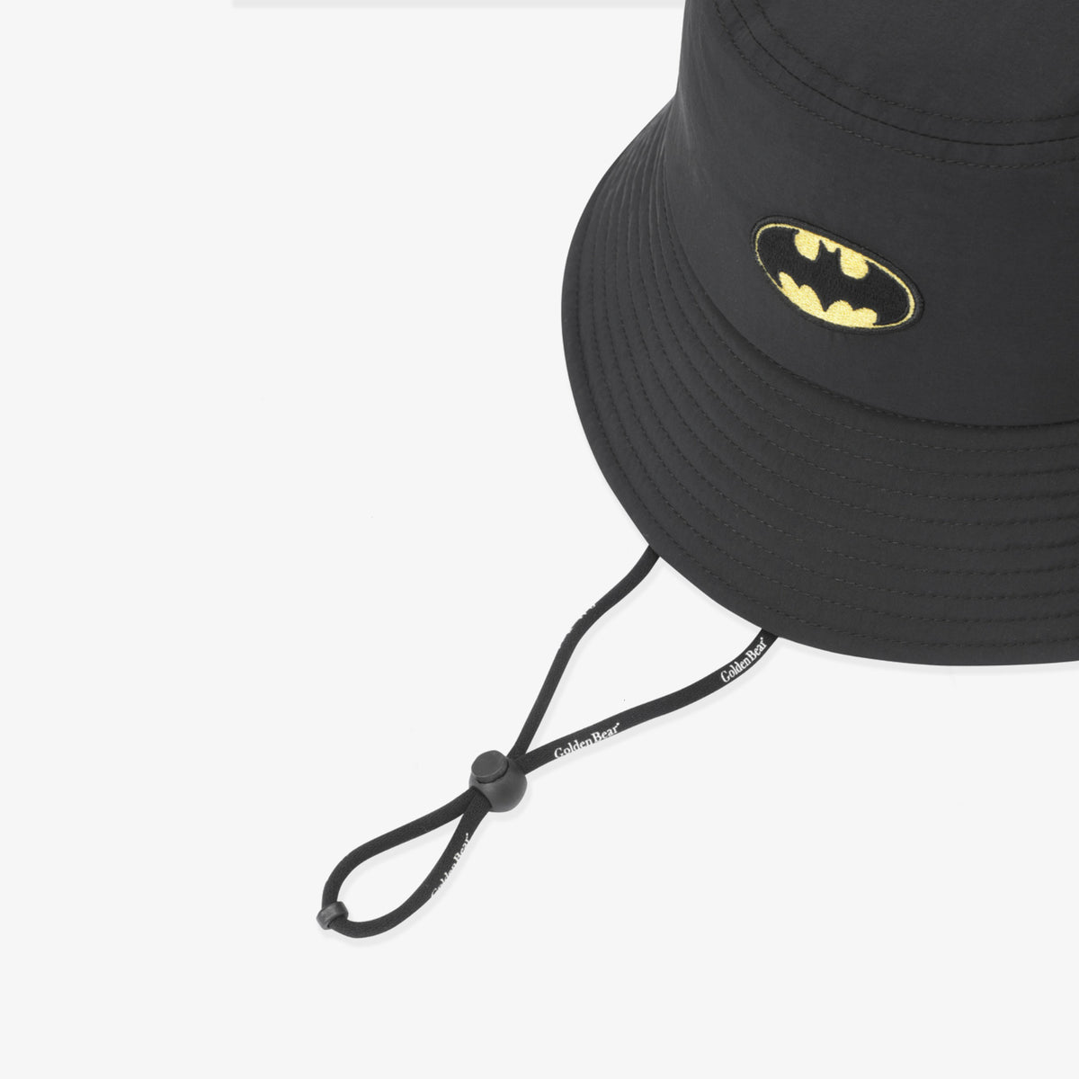 [Golden Bear x Batman] Unisex Batman Graphic Bucket Hat - Black - Erthe Golf