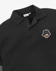 Men's Collar Sweatshirt - Black - Erthe Golf