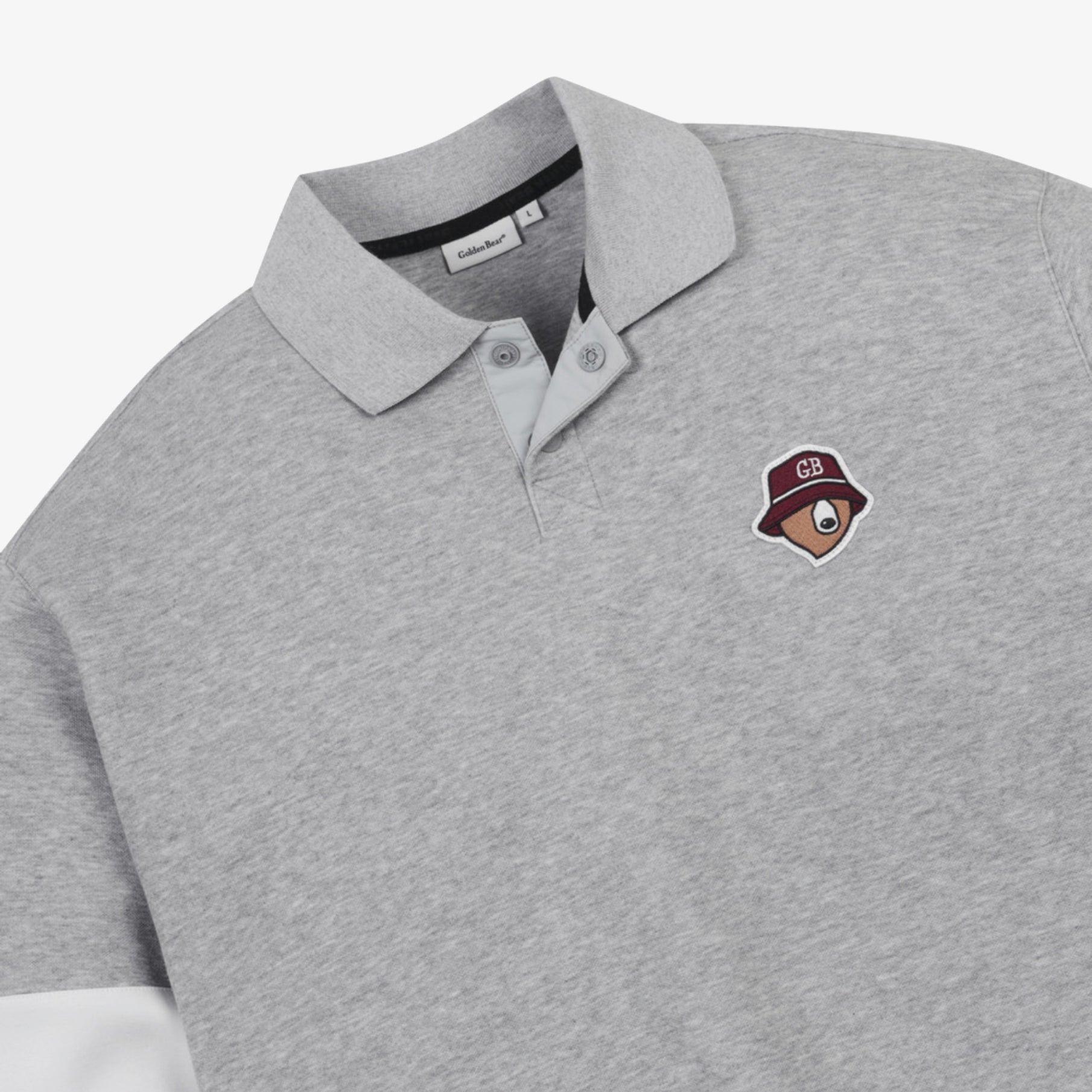 Men's Collar Sweatshirt - Gray - Erthe Golf