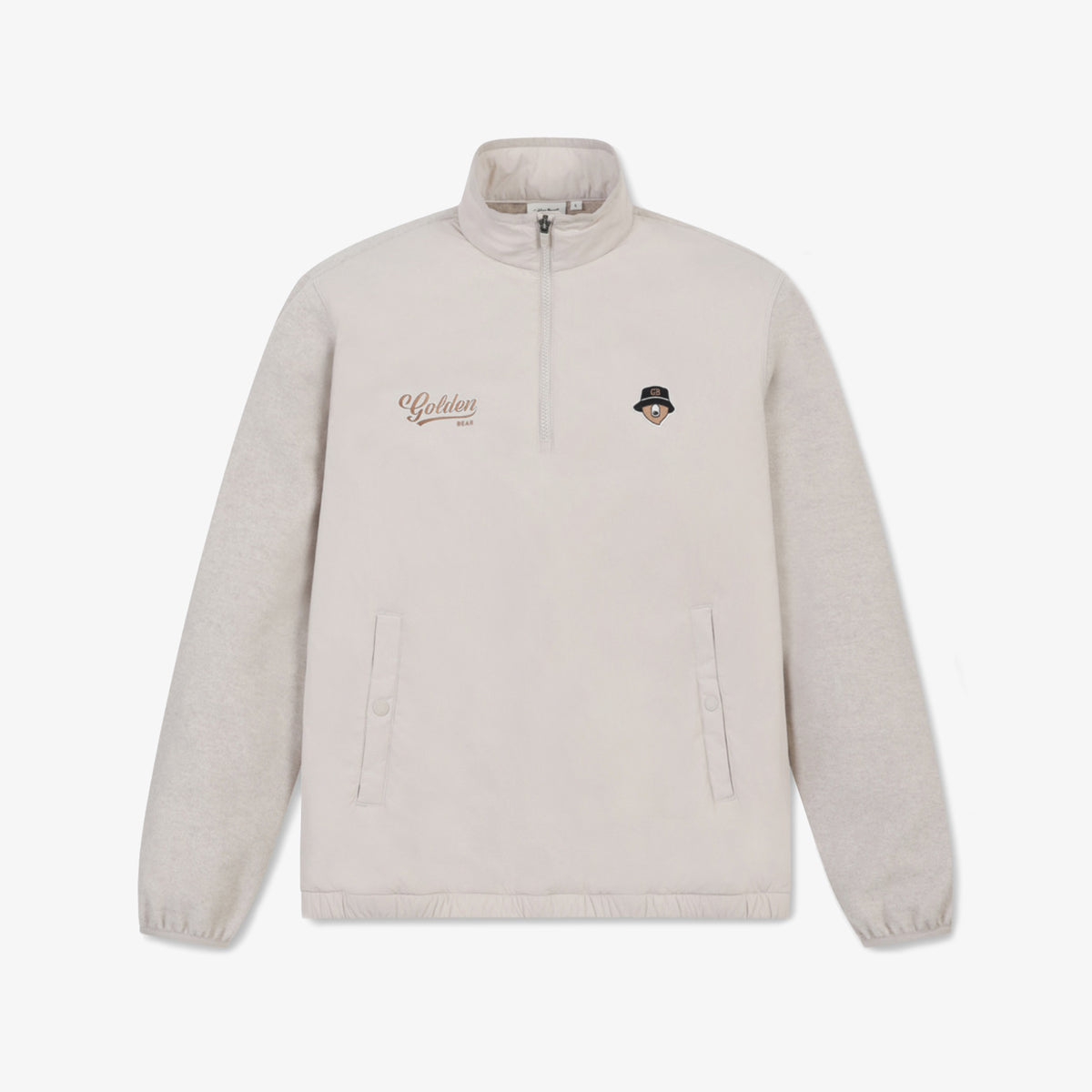 Men's Hybrid Jacket - Beige - Erthe Golf