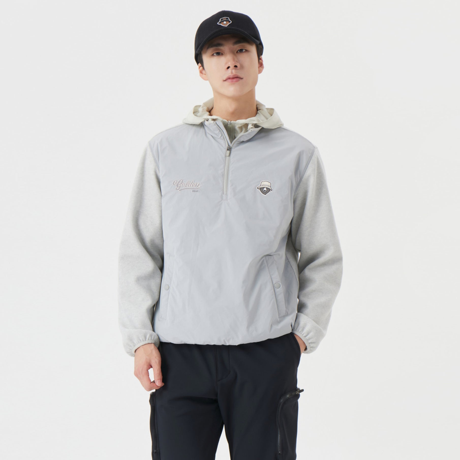 Men's Hybrid Jacket - Gray - Erthe Golf