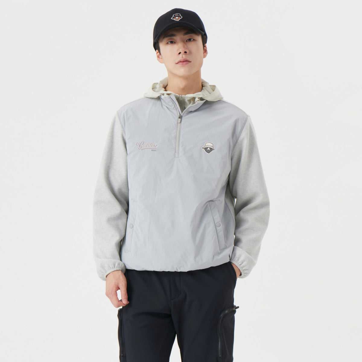 Men's Hybrid Jacket - Gray - Erthe Golf