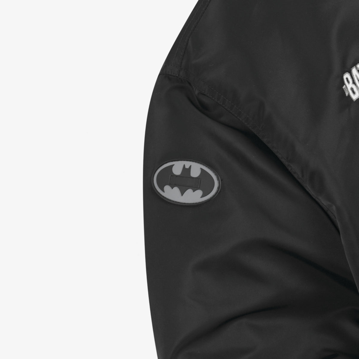 [Golden Bear X Batman] Unisex Graphic MA - 1 Jacket - Black - Erthe Golf