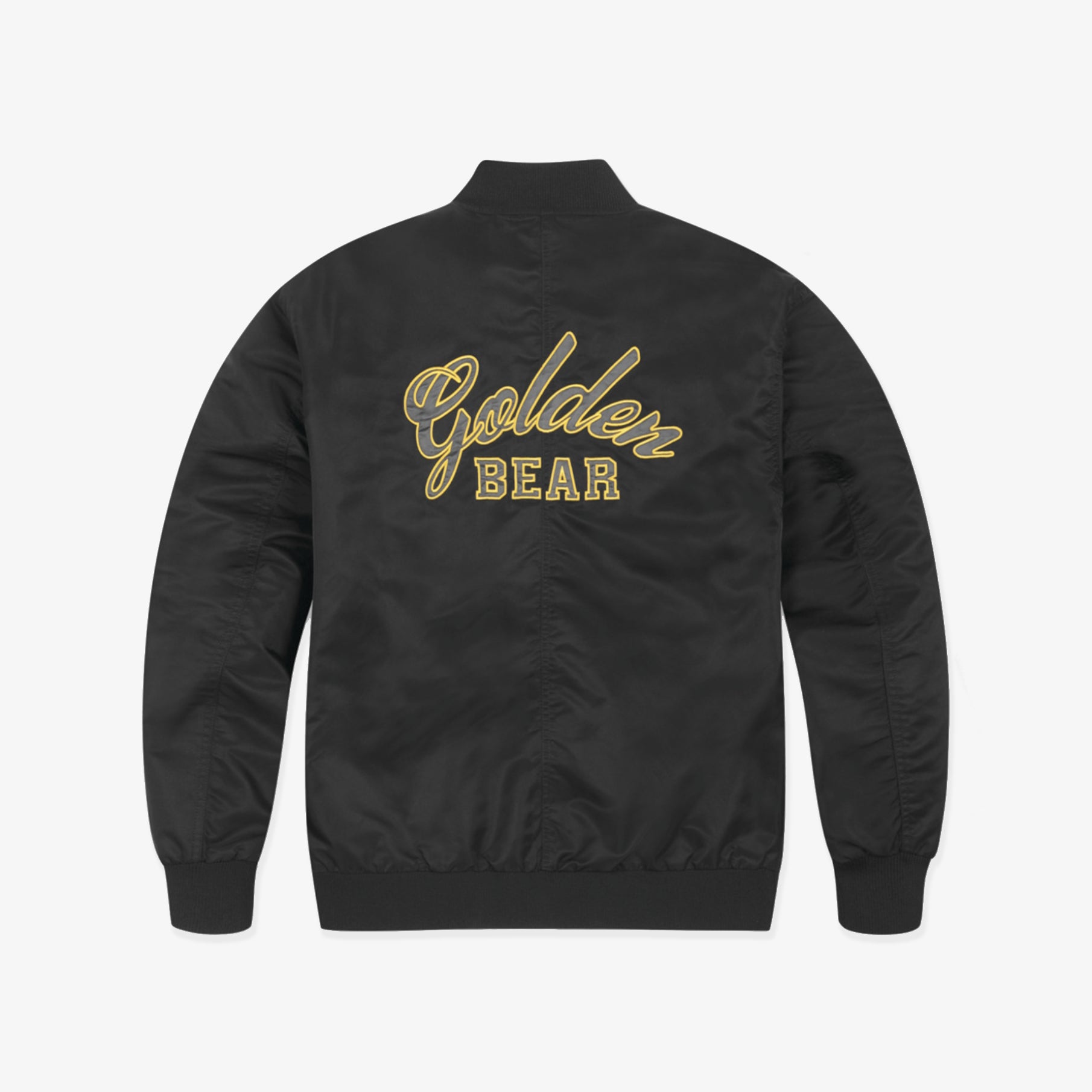 [Golden Bear X Batman] Unisex Graphic MA - 1 Jacket - Black - Erthe Golf