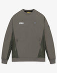 [Golden Bear X Batman] Men's Mesh Color Matching Woven Sweatshirt - Khaki - Erthe Golf
