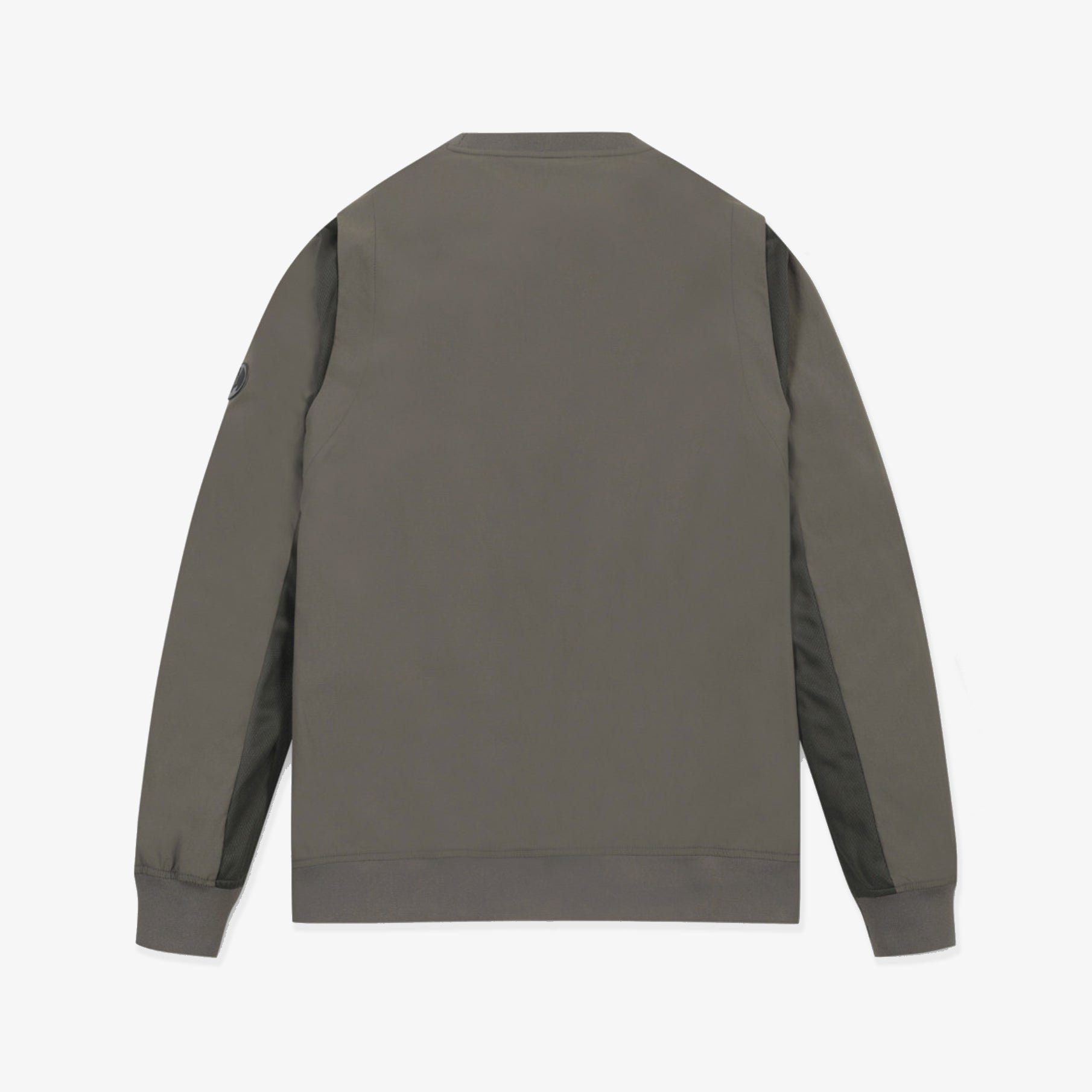 [Golden Bear X Batman] Men&#39;s Mesh Color Matching Woven Sweatshirt - Khaki - Erthe Golf