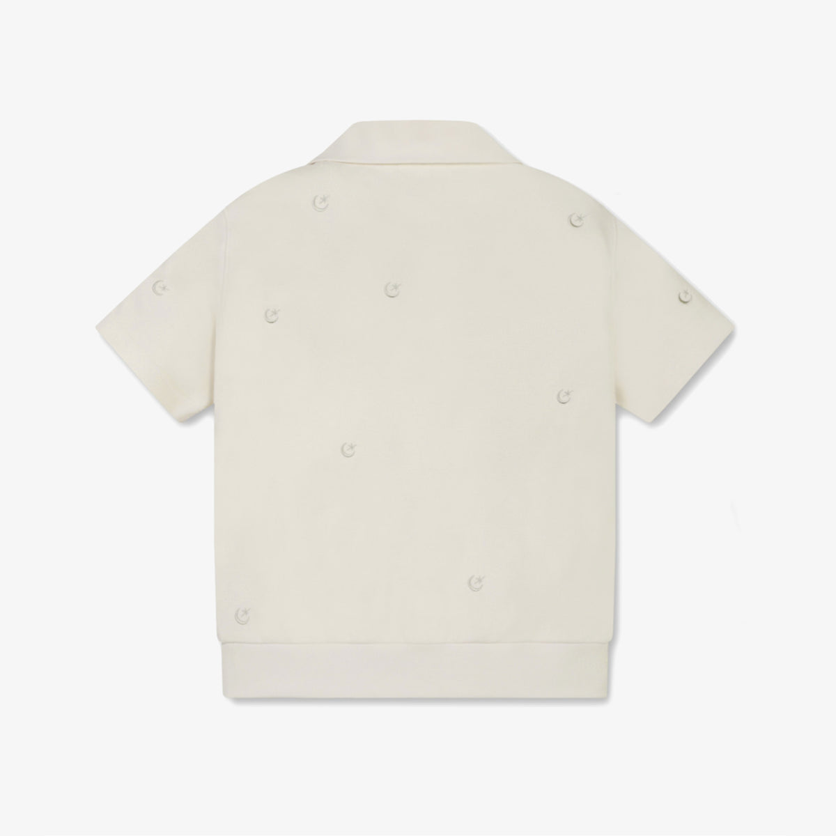 Women's Moon Embroidery Half Zip - Up Sweat - Yellow - Erthe Golf