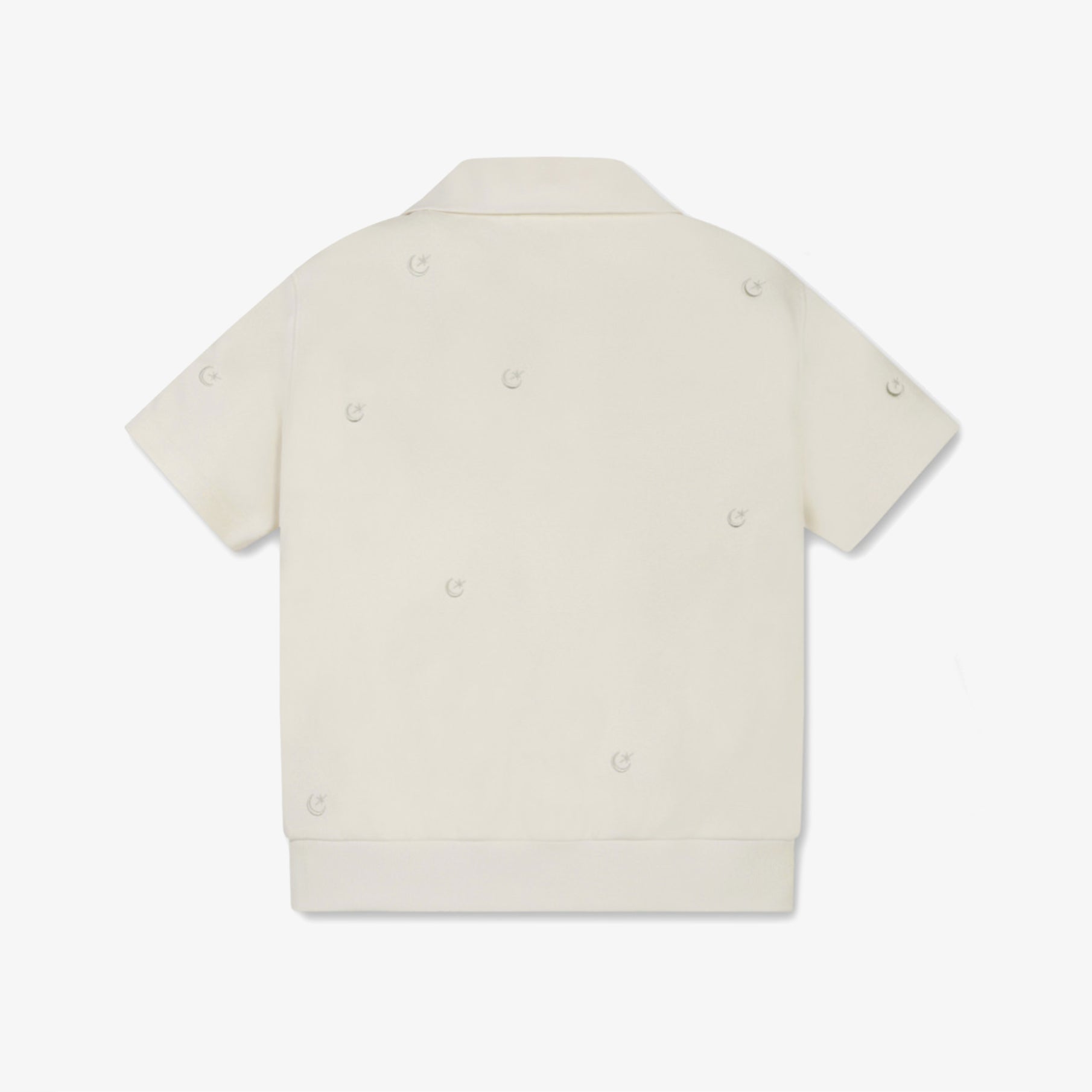 Women's Moon Embroidery Half Zip - Up Sweat - Yellow - Erthe Golf