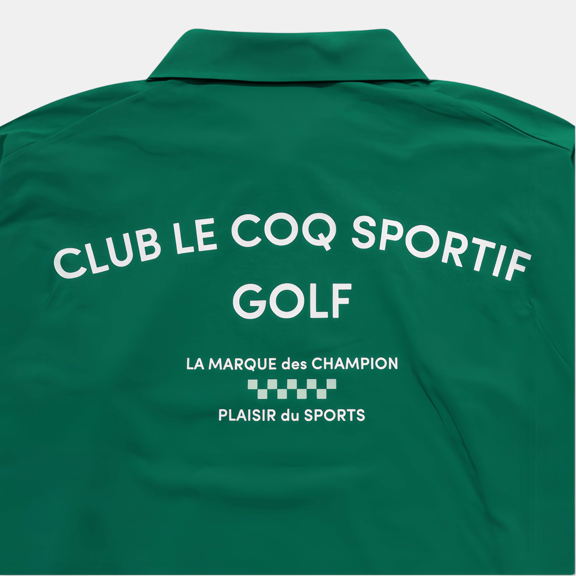 Le Coq Golf Men&#39;s Strip Hoodie - Green - Erthe Golf