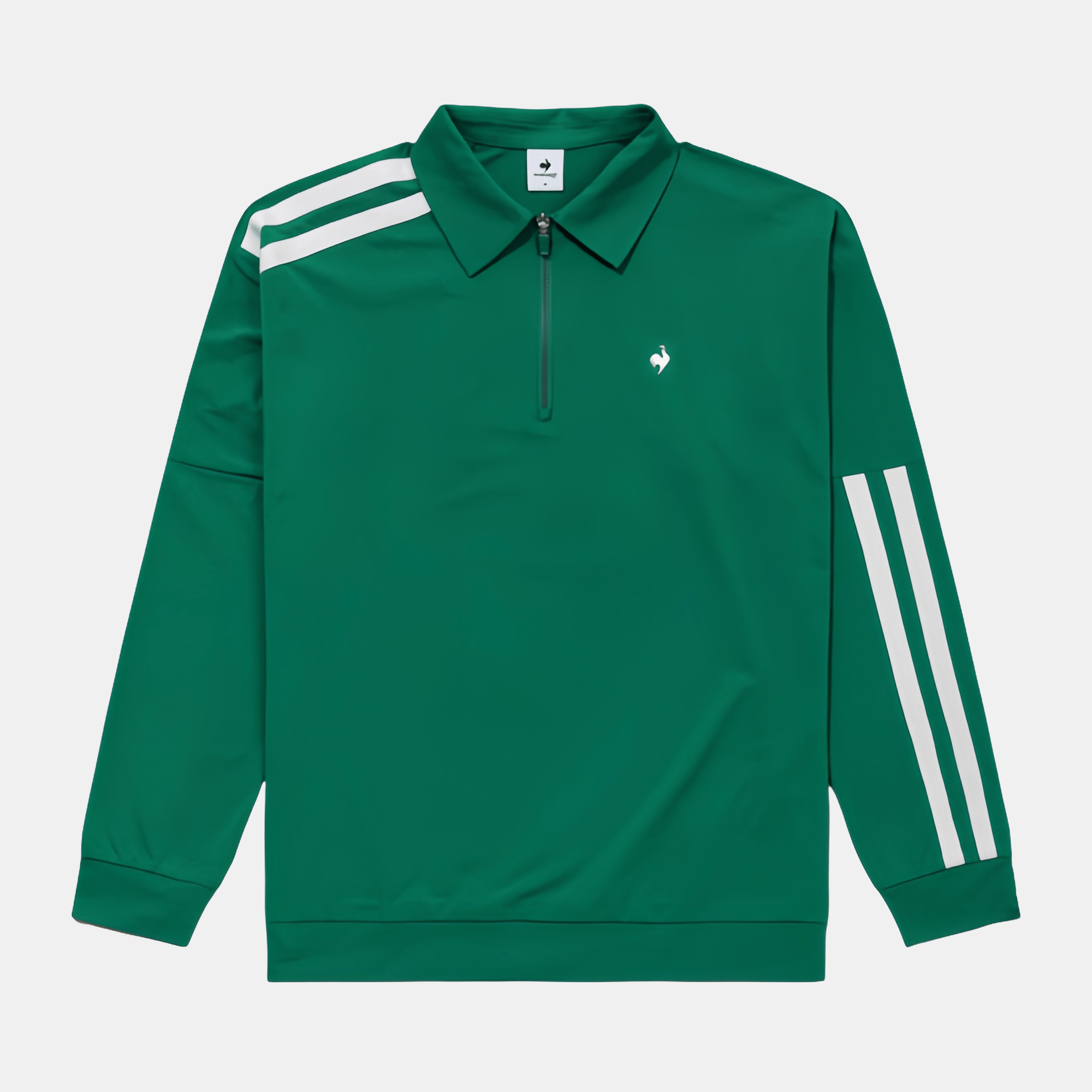 Le Coq Golf Men's Strip Hoodie - Green - Erthe Golf