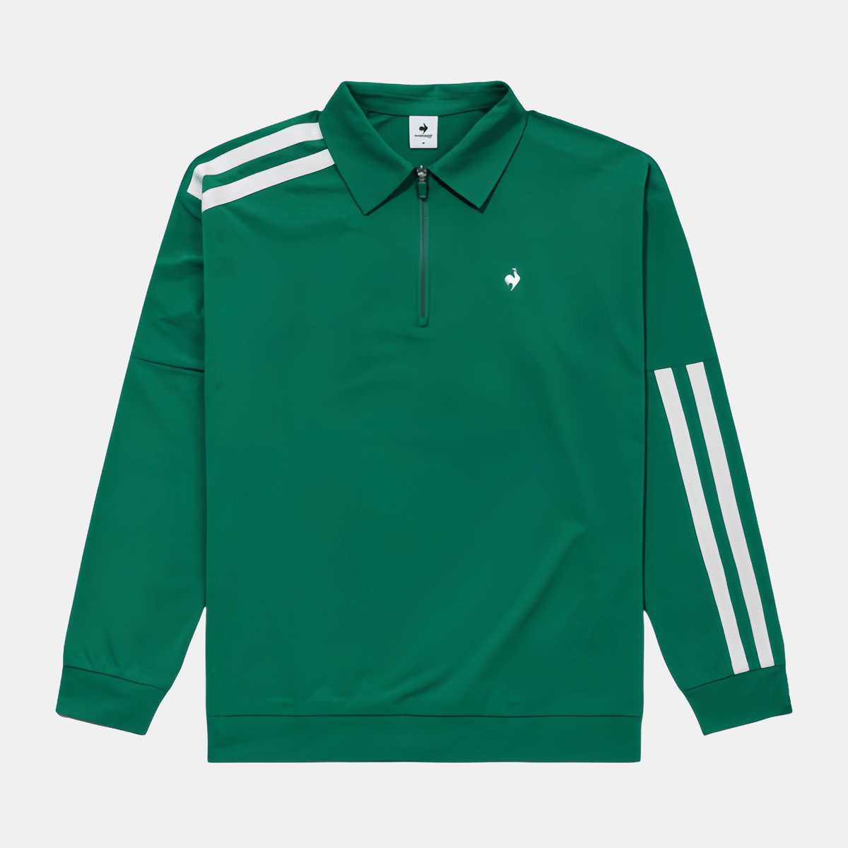 Le Coq Golf Men's Strip Hoodie - Green - Erthe Golf