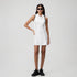 Women’s Trim Polo Dress – White - Erthe Golf