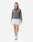 Keypote Women Jacket Skirt Set - Grey/White - Erthe Golf