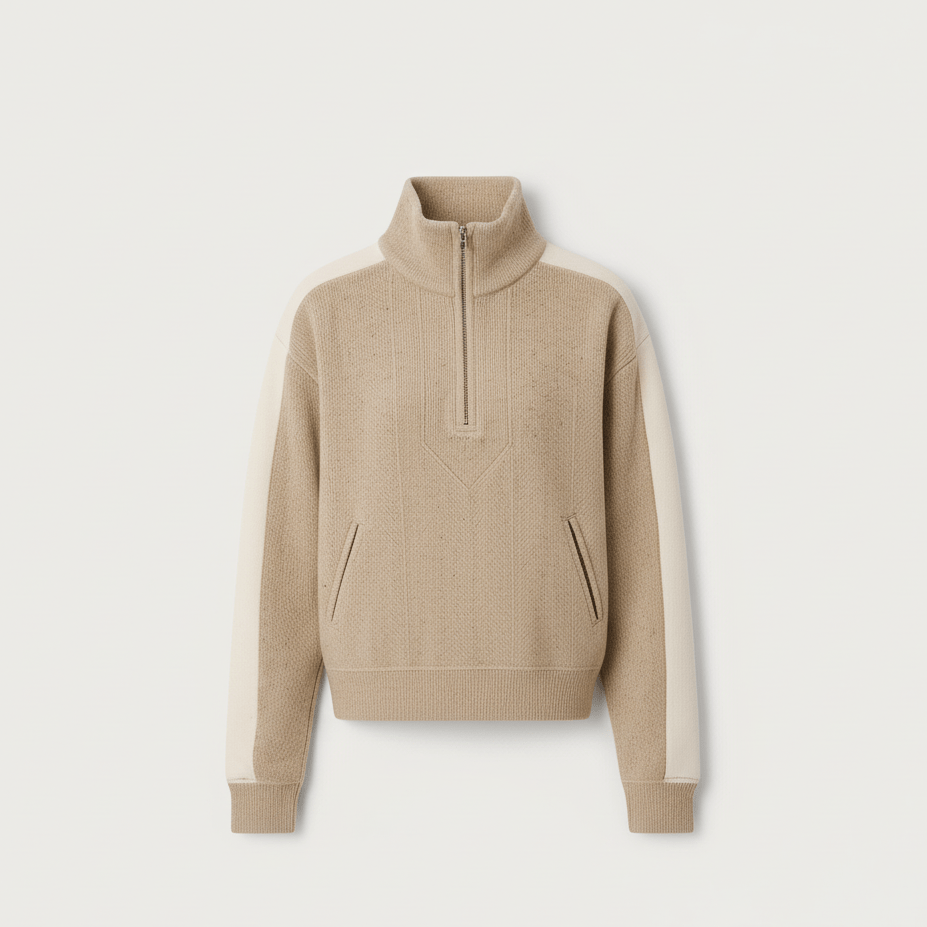 Men's Sweater - Khaki - Erthe Golf