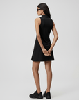Women’s Trim Polo Dress – Black - Erthe Golf