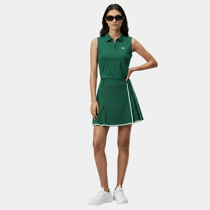 Women's Sleeveless Top - Green - Erthe Golf