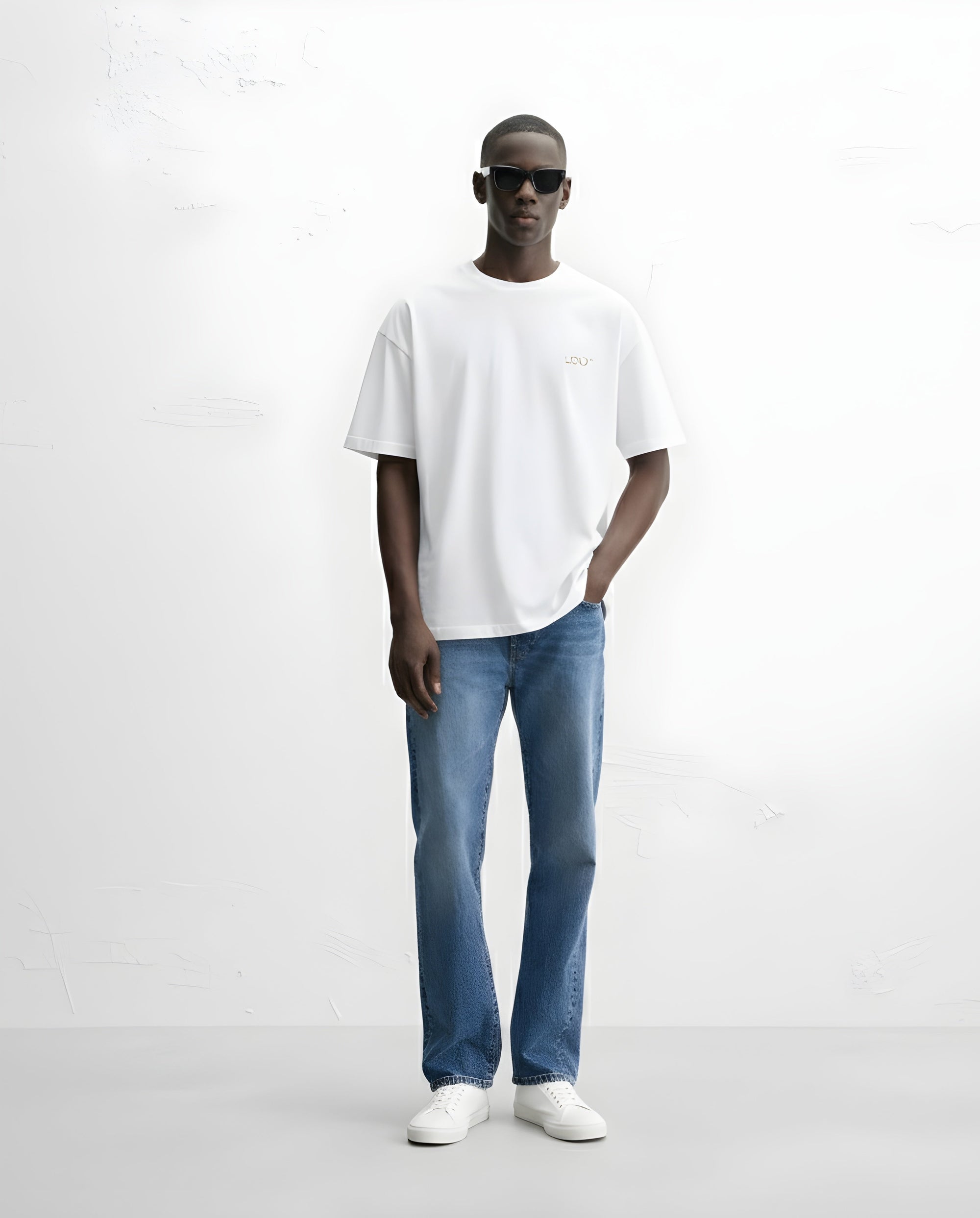 Lend Golf Unisex Swing T-shirt - White - Erthe Golf
