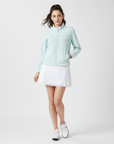 Keypote Women Jacket Skirt Set - Light Blue/White - Erthe Golf
