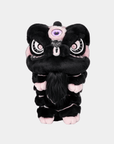 Lion Dance Golf Driver Cover - Black and Pink - Erthe Golf