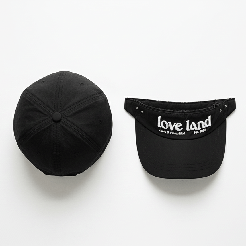 Detachable Cap - Black - Erthe Golf