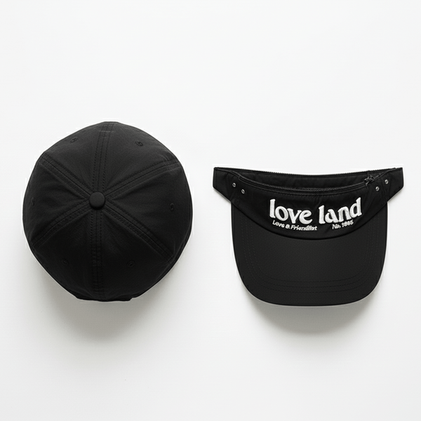 Detachable Cap - Black - Erthe Golf