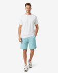 Keypote Men T-Shirt Pants Set - White/Blue - Erthe Golf