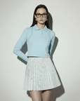 Keynote Women Polo Skirt Set - Blue/White - Erthe Golf