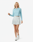 Women Polo Skirt Set - Blue/White - Erthe Golf