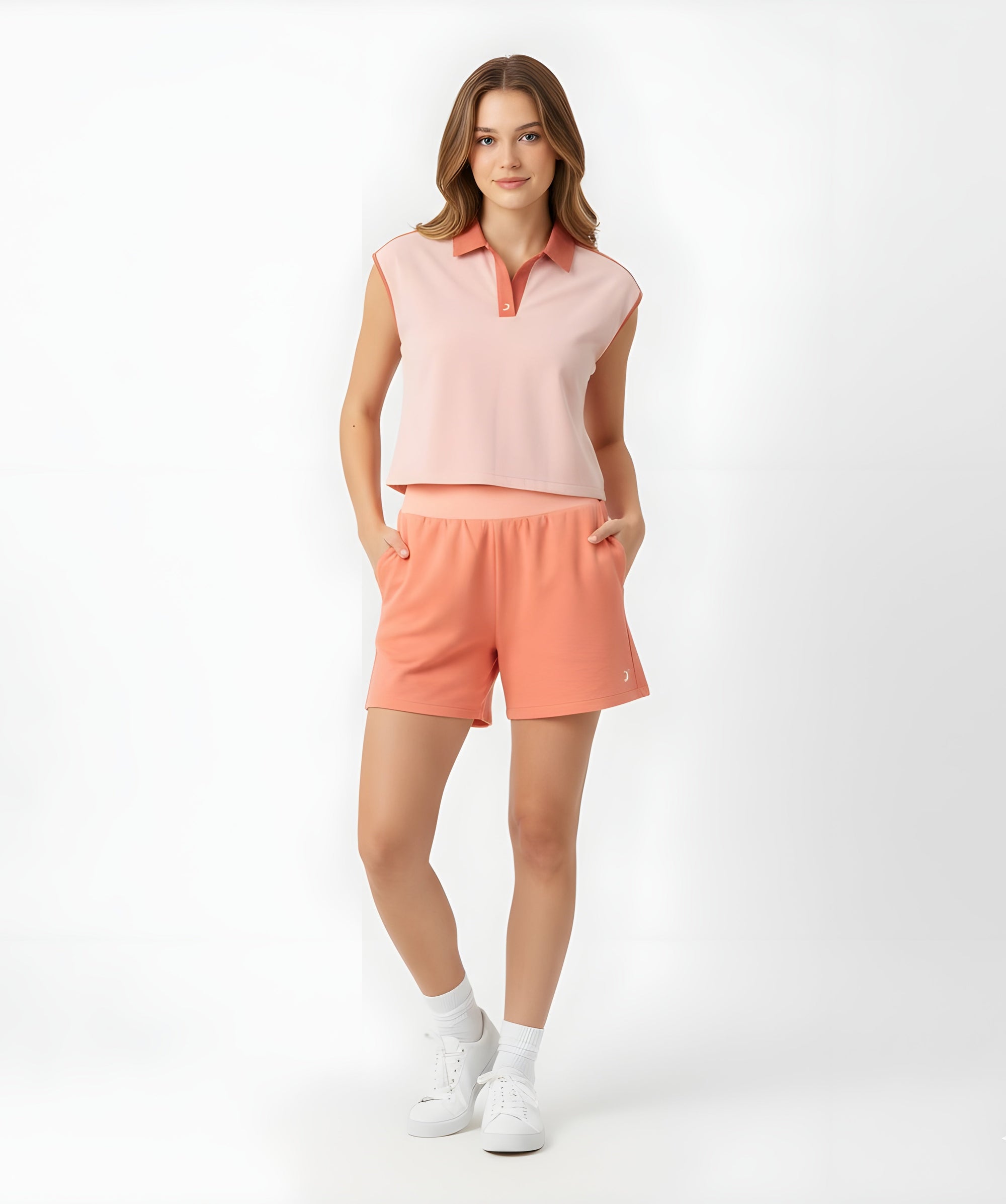 Lend Golf Women&#39;s Short - Orange - Erthe Golf