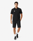 Men Shirts Shorts Set - Black - Erthe Golf