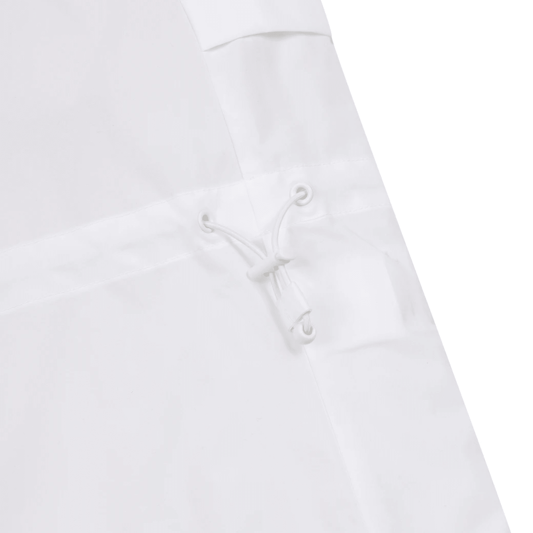 Women's V - Neck Midi Woven Vest - White - Erthe Golf