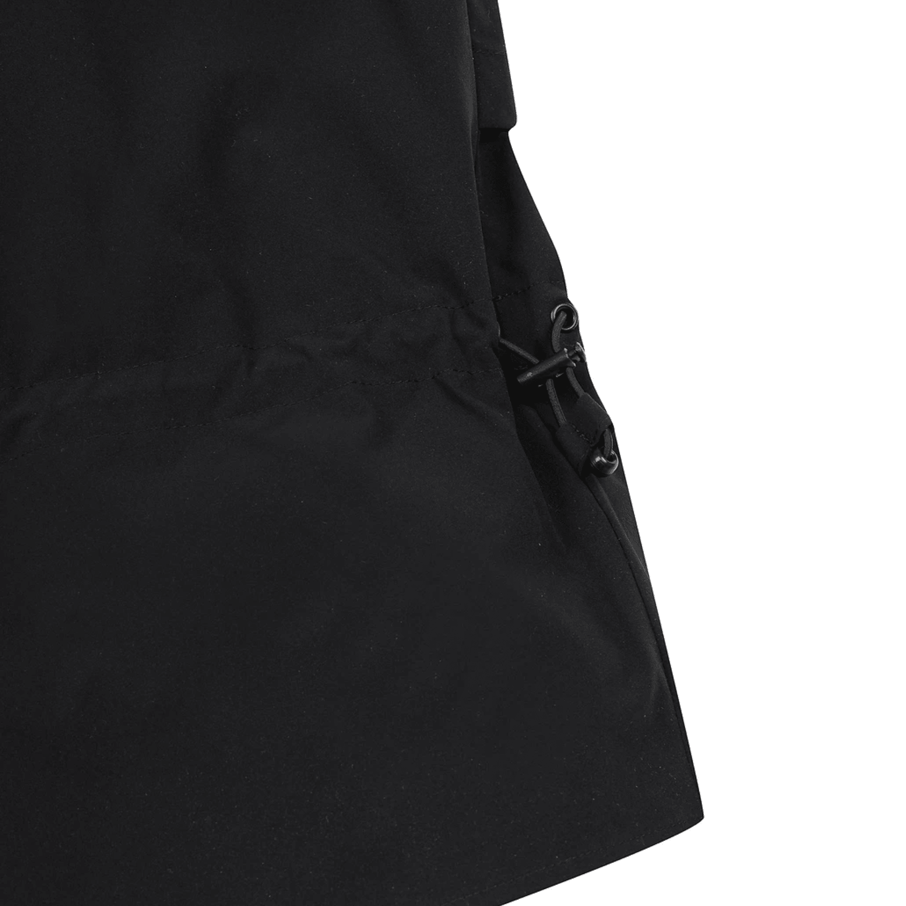 Women's V - Neck Midi Woven Vest - Black - Erthe Golf