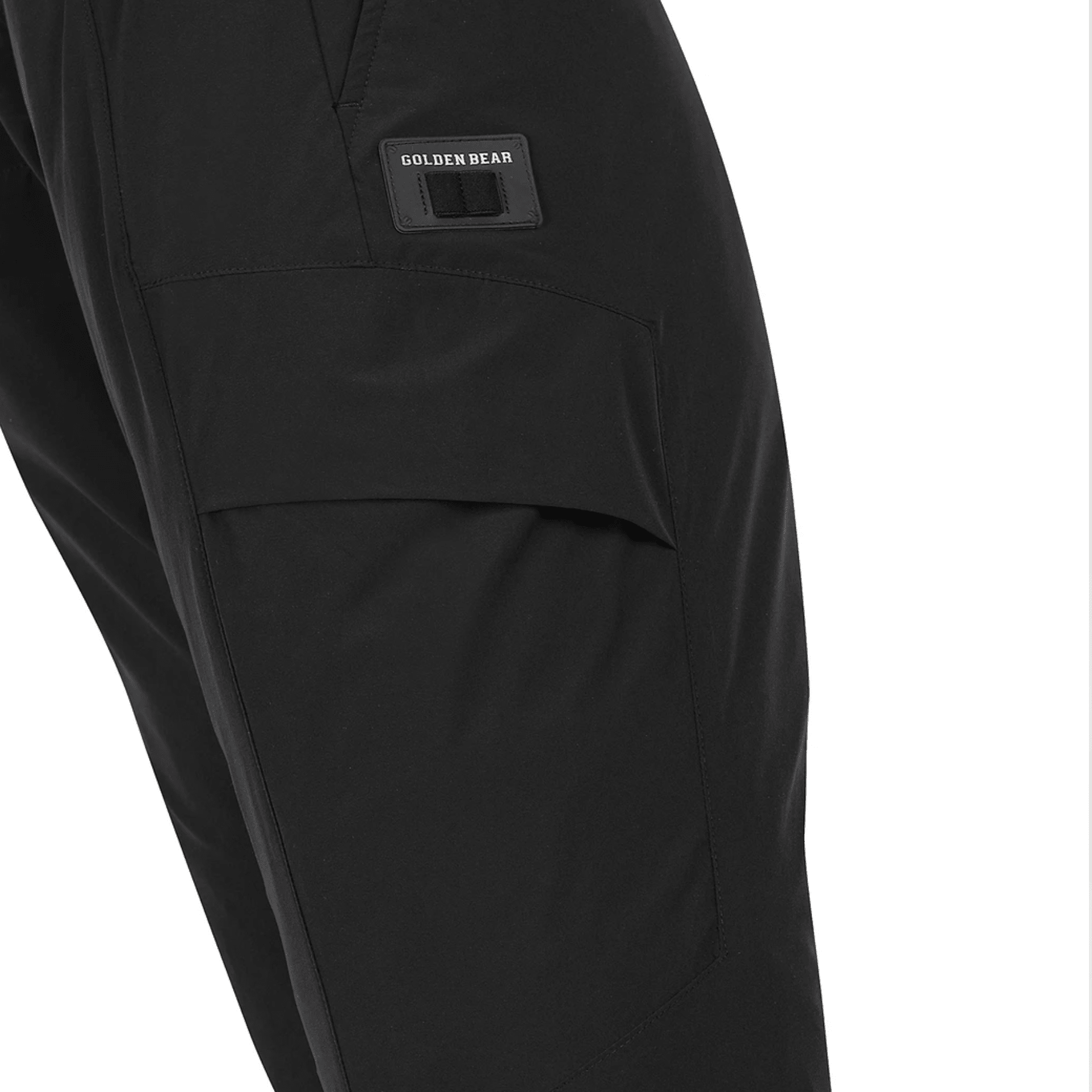 Men's Hidden Pocket Straight Pants - Black - Erthe Golf