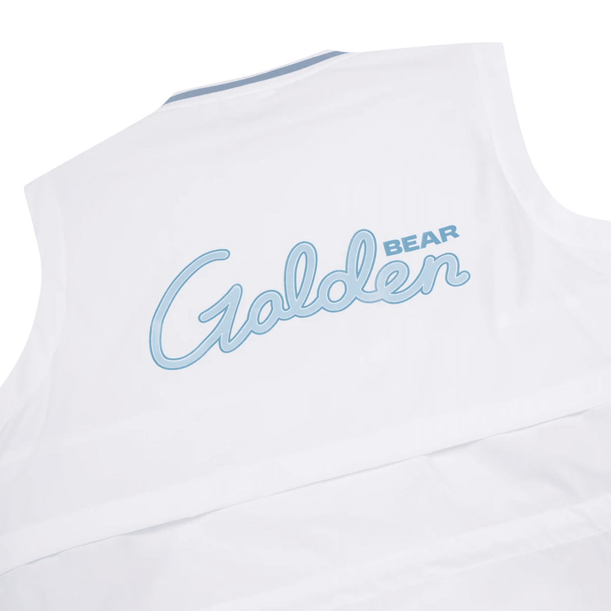 Women's V - Neck Midi Woven Vest - White - Erthe Golf