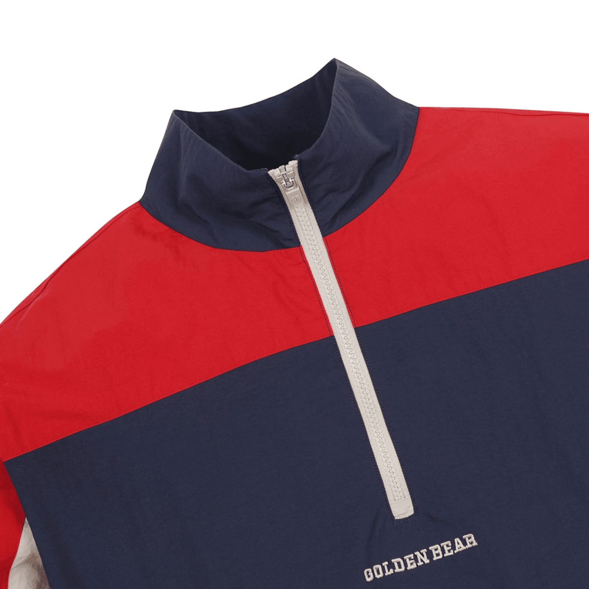 Men's Colorblock Anorak - Red - Erthe Golf