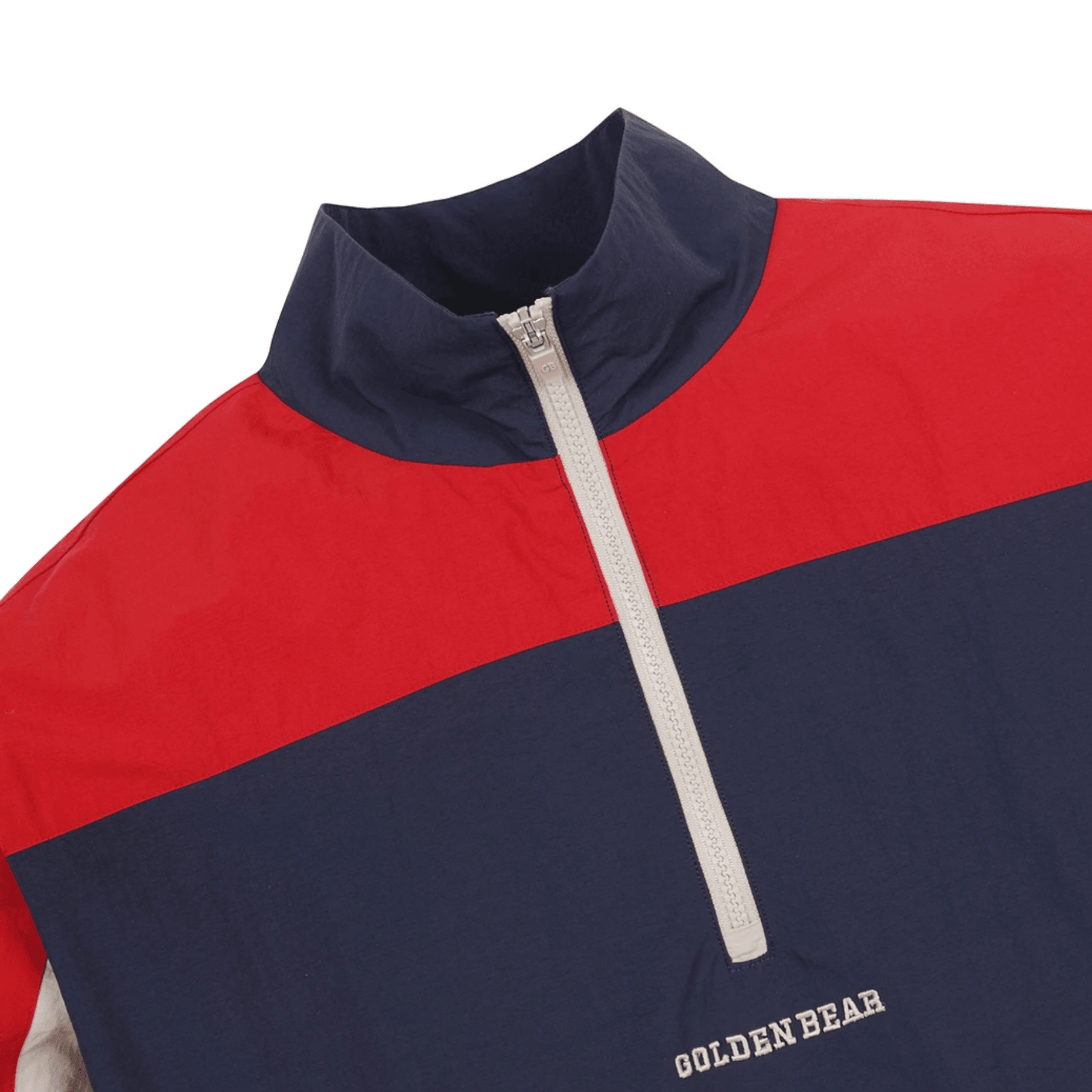 Men's Colorblock Anorak - Red - Erthe Golf